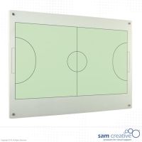 Glastavle med futsalbane 90x120 cm